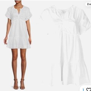 Tanya Taylor White Mini Dress